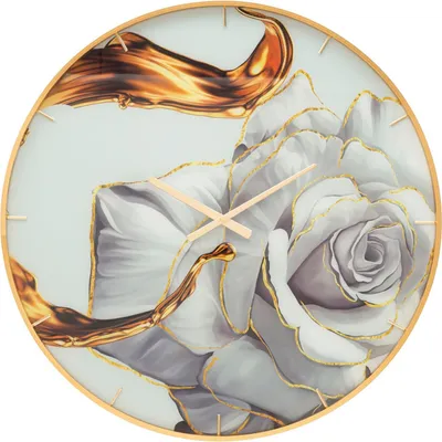 Obrázek produktu pro Hodiny FURNLUX rose gold 5cm / hlavní barva: zlatá / rozměry: 5 x 80 x 5 cm