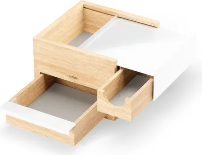 Immagine prodotto di Umbra Stowit, scatola portaoggetti in legno