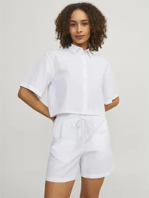 Produktbild von Jack & Jones Lulu Jjxx Kurzarmhemd Weiß M Damen Weiß M