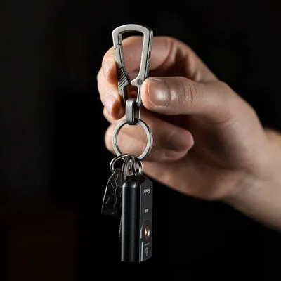 Image de Porte-clés d'extérieur en acier inoxydable à ouverture rapide