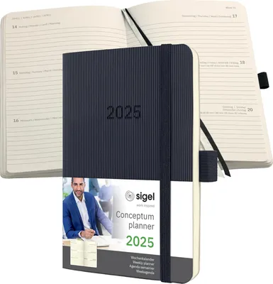 Obrázok produktu pre SIGEL C2523 SIGEL Taschenkalender Conceptum 2025 schwarz