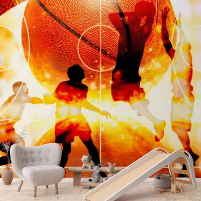 Produktbild von Vlies Fototapete - Basketball 150x105 cm Für Kinder i-C-0001-a-b