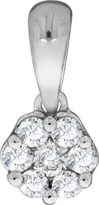Zdjęcie produktu dla Wisior 375/- złoto 1,5 cm biały brylant 319340001-2