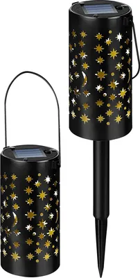 Produktbild von Lampe Strend Pro Yildun, 41 cm, Solar, 1x LED, AAA, Pack. 2 Stk.