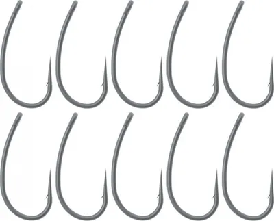 Produktbild von RidgeMonkey Ape-X Curve Barbed - 10 Karpfenhaken, Größe:8