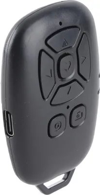 Imagen del producto de Jiawu: Interruptor lateral para control remoto, disparador remoto para selfies, control remoto para TikTok, control remoto para grabación de videos cortos de TikTok, 7 funciones para la grabación y edición de videos de TikTok