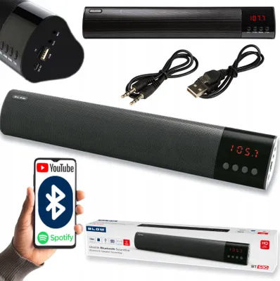 Zdjęcie produktu dla GŁOŚNIK BLUETOOTH FM DO PC LAPTOP FM USB MINI JACK 3,5 mm