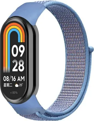Obrázok produktu pre Beline Mi Band 9/8 Nylonový náramok so slučkou modrá/modrá