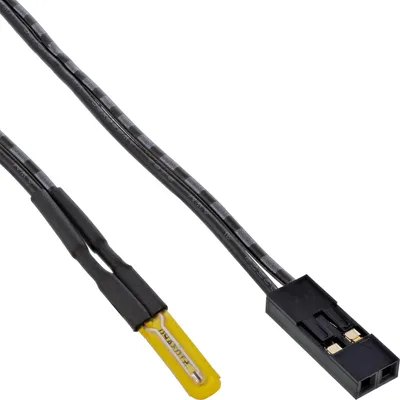Produktbild von InLine Temperatursensor, mit Kabel, 1m