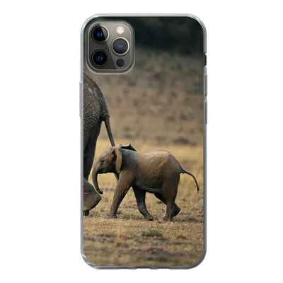 Produktbild von MuchoWow® Handyhülle Schutzhülle Hülle für iPhone 13 Pro Max Elefant - Tiere - Savanne - Natur Silikon Softcase Handy Hülle - Mobiltelefon