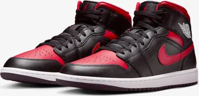 Produktbild von Air Jordan 1 Mid Sportschuhe, Schwarz-Rot-Grau, Dq8426 067, Größe 44,5