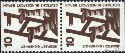 Produktbild von Briefmarken Berlin (West) 1974 Mi 403C/D senkrechtes Paar postfrisch Unfallverhütung