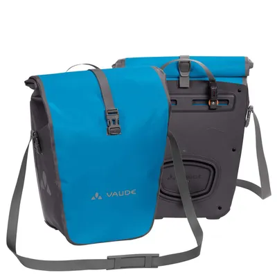 Produktbild von VAUDE Fahrradtaschen für Gepäckträger Aqua Back 2x24L in blau 2 x Hinterradtaschen wasserdicht, Fahrrad Gepäckträgertasche hinten, einfache Befestigung –  Germany, Icicle