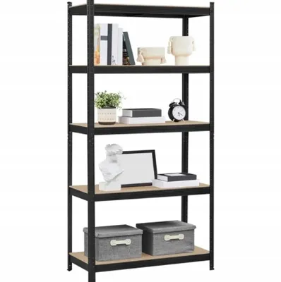 Obrázok produktu pre Kovový skladový regál 180 × 90 × 40 cm – ťažký regál do dielne, garáže a pivnice, nosnosť 875 kg