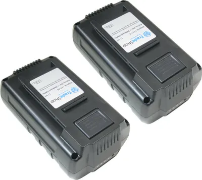 Produktbild von 2x Trade-Shop Premium Li-Ion Akku 36V / 3000mAh / 144Wh für Al-Ko 113330 113331 113332 113365 113574 113591 113610