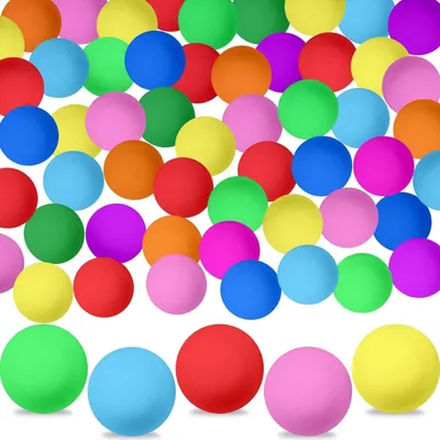 Immagine prodotto di 40 palline da ping pong colorate, di 40 mm di diametro, multifunzionali