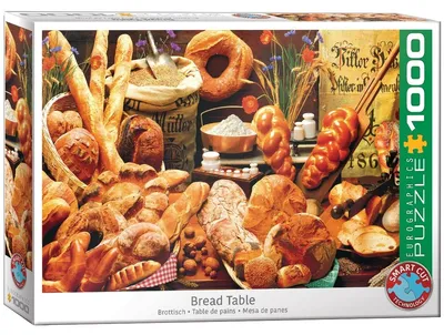 Productafbeelding van Eurographics Puzzel: Broodtafel - 1000 stukjes, kartonnen puzzel