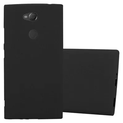 Produktbild von Cadorabo Schutzhülle für Sony Xperia XA2 Hülle in Schwarz Handyhülle TPU Etui Cover Case