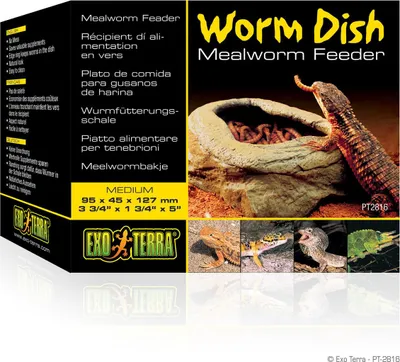 Produktbild von Exo Terra Mealworm Feeder, Zuführung, 1 Stück(e), 95 mm, 45 mm, 127 mm