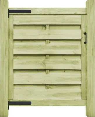 Produktbild von Gartentor Kiefernholz Imprägniert 100x100 cm Grün