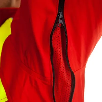 Produktbild von Pfanner Warnschutz Schnittschutzjacke 102191, Farbe:orange/schwarz, Größe:L