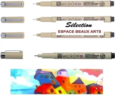Obrázok produktu pre Sakura Pigma Micron 01, čierna – sada 3 kusov