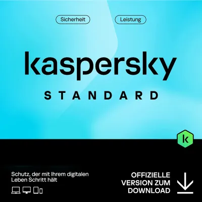 Produktbild von Kaspersky Standard Anti-Virus 2025 | 1- Devices | 2 Jahre | Code per email