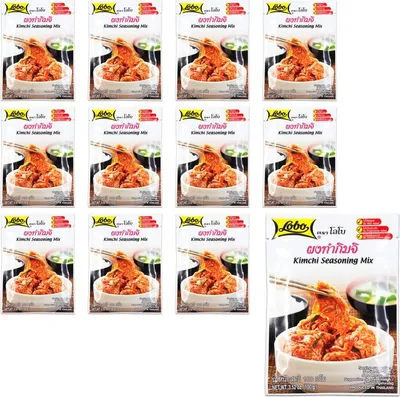 Produktbild von 12er Pack LOBO Kimchi Würzmischung zum Kim Chi selber machen (12x 100g)