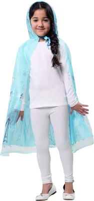 Produktbild von Prinzessinnencape mit Kapuze blau