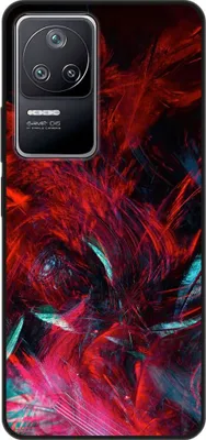 Produktbild von König Design Hülle kompatibel mit Xiaomi Poco F4 Kunststoff Soft Handyhülle - Handy Case Abstrakt