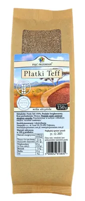 Obrázok produktu pre BEZLEPKOVÉ TEFFOVÉ VLOČKY 350 g - PÄŤ PREMEN