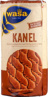 A package of Wasa cinnamon crispbread.