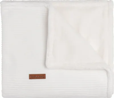 Produktbild von Baby's Only Babydecke teddyfutter Sense - Weiß - 70x95 cm