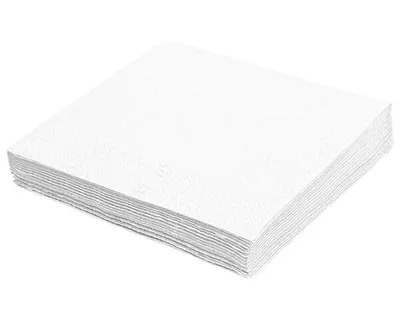Produktbild von 500x Servietten 24 x 24 cm 1/4 -Falz 2-lagig weiß