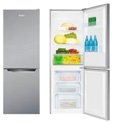 Produktbild von Amica KGCL 386 160 E, 227 l, N-ST, 39 dB, 3,5 kg/24h, E, Edelstahl