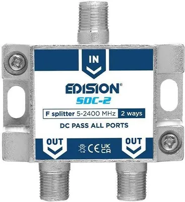 Produktbild von Edision SDC-2 Sat-Verteiler 2-fach 5-2400 MHz