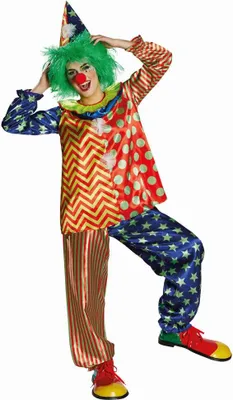Produktbild von Mottoland Faschingskostüm Clown Dame, Größe 42, Farbe original