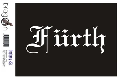 Produktbild von Aufkleber / Autoaufkleber - JDM / Die cut / Auto / OEM - Stadt fürth - 200x70mm gold - Heckscheibe / Heckscheibenaufkleber