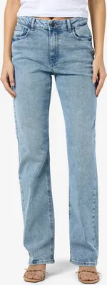 Produktbild von Noisy May Jeans Damen NMMONICA HW STRAIGHT JEAN AZ359LB NOOS blau W26L32