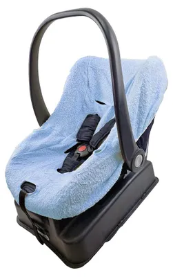 Produktbild von Bubabù Babyschale aus Frottee hellblau