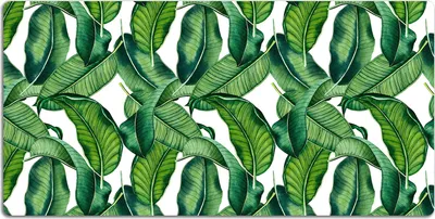 Produktbild von Schreibtischmatte Tischunterlage 90x45 cm Mauspad - Botanische Blätter