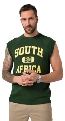 Immagine prodotto di Canottiera da uomo, taglie forti, taglie extra large, modelli da uomo, taglie dalla L alla 8XL, modello RH, con stampa frontale