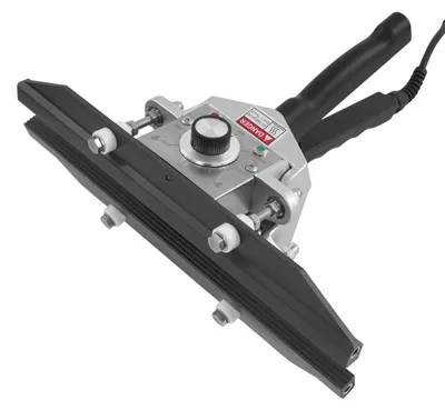 Produktbild von Tragbares Heißsiegelgerät - FKR-300 handgeführtes Beutelschweißgerät - 220 V EU-Stecker - 500 W - Einstellbare Temperatur 0–300 °C - Siegellänge 30,5 cm - Siegelbreite 10 mm - Schwarz