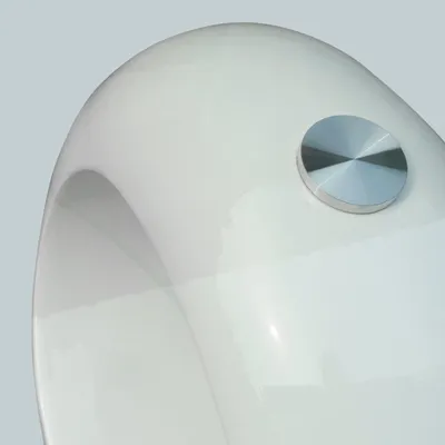 Produktbild von vidaXL Couchtisch mit Ovaler Glasplatte Hochglanz Weiß