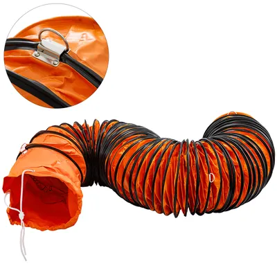 Immagine prodotto di 7,6 m / 25 ft Tubo flessibile in PVC per ventilatore di scarico - Per un diametro di 250 mm / 10"