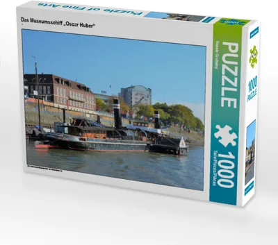 Produktbild von CALVENDO Puzzle Das Museumsschiff „Oscar Huber“ | 1000 Teile Lege-Größe 64x48cm Foto-Puzzle für glückliche Stunden