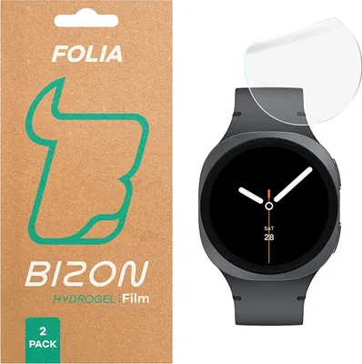 Produktbild von Hydrogel Folie für den Bildschirm für Galaxy Watch 8 44 mm, Bizon Glass Watch Hydrogel Duo, 2 Stück