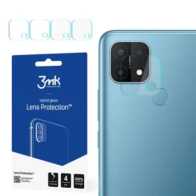 Produktbild von 3mk Hybridglas Lens Protection für Oppo A35 Kamera Objektiv Kameralinse 0,16mm 6H (4 Stück)