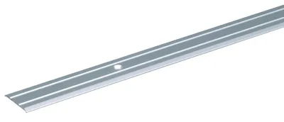 Immagine prodotto di Alberts 484132 Profilo di transizione, con due scanalature, alluminio, anodizzato argento, 900 x 25 mm
