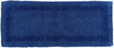 Produktbild von HOMESCAPES Badläufer dunkelblau 40x100 cm aus 100% Baumwolle